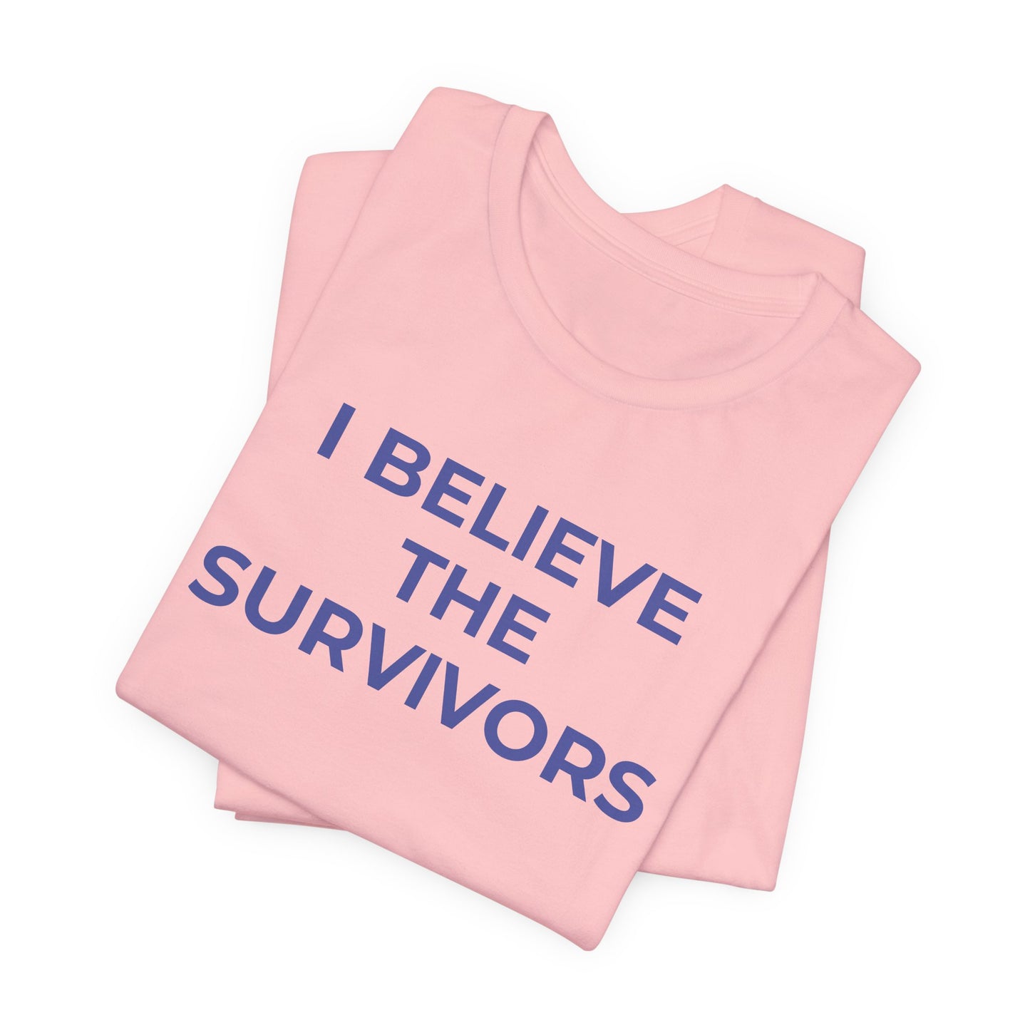 Domestic Violence T-Shirt - I Believe the Survivors - Wear What You Stand For Products