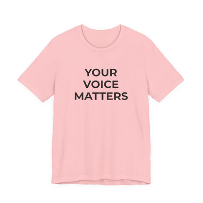 Domestic Violence T-Shirt Your Voice Matters - Wear What You Stand For Products