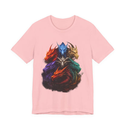 Fun Designs T-Shirt - Dragon Heads - Wear What You Stand For Products
