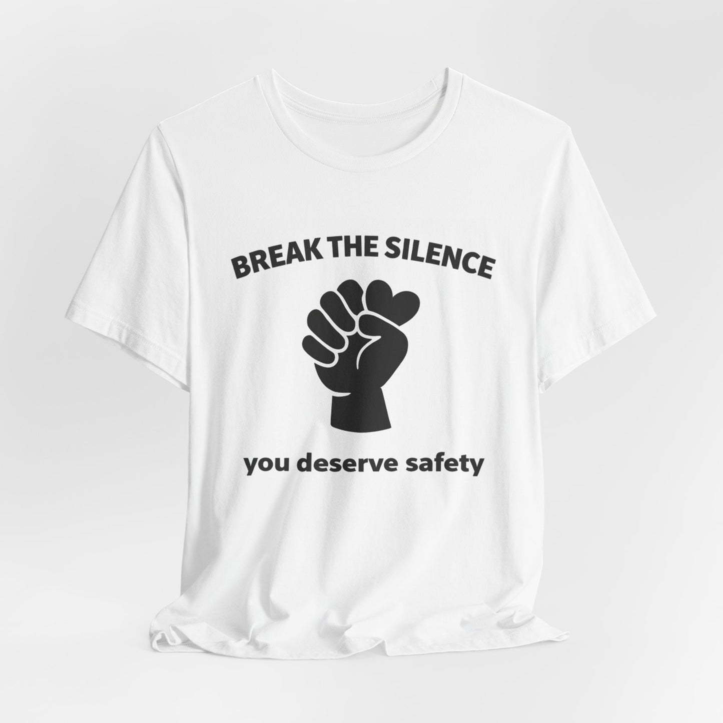 Domestic Violence T-Shirt - Break the Silence with Diagram - Wear What You Stand For Products