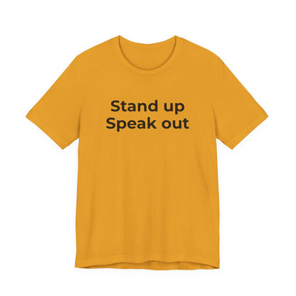 Anti-Bullying and Domestic Violence Awareness T-Shirt for Support and Advocacy - Wear What You Stand For Products