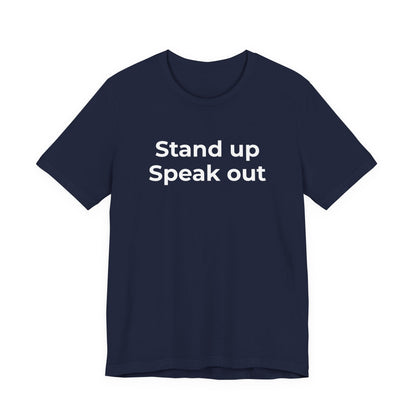 Anti-Bullying and Domestic Violence Awareness T-Shirt for Support and Advocacy - Wear What You Stand For Products