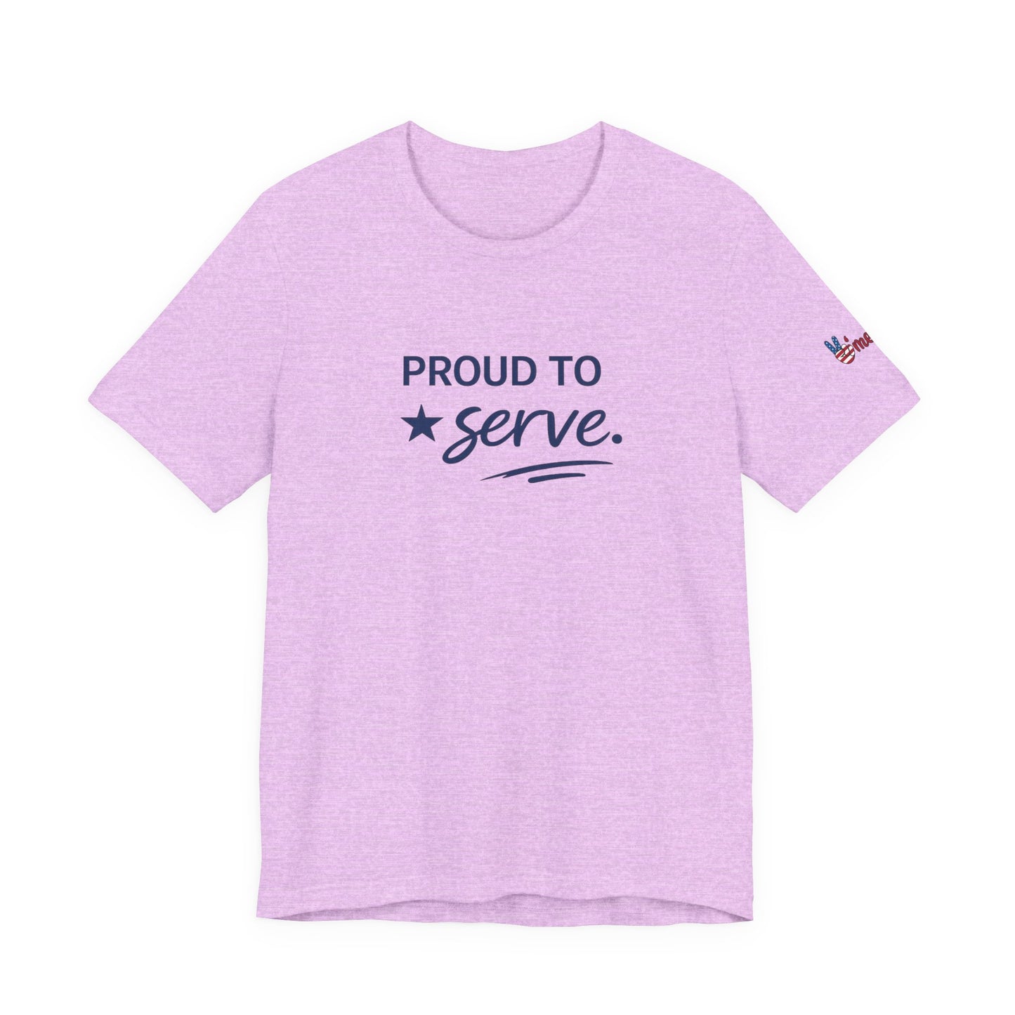 Veterans T-Shirt - Proud to Serve - Wear What You Stand For Products