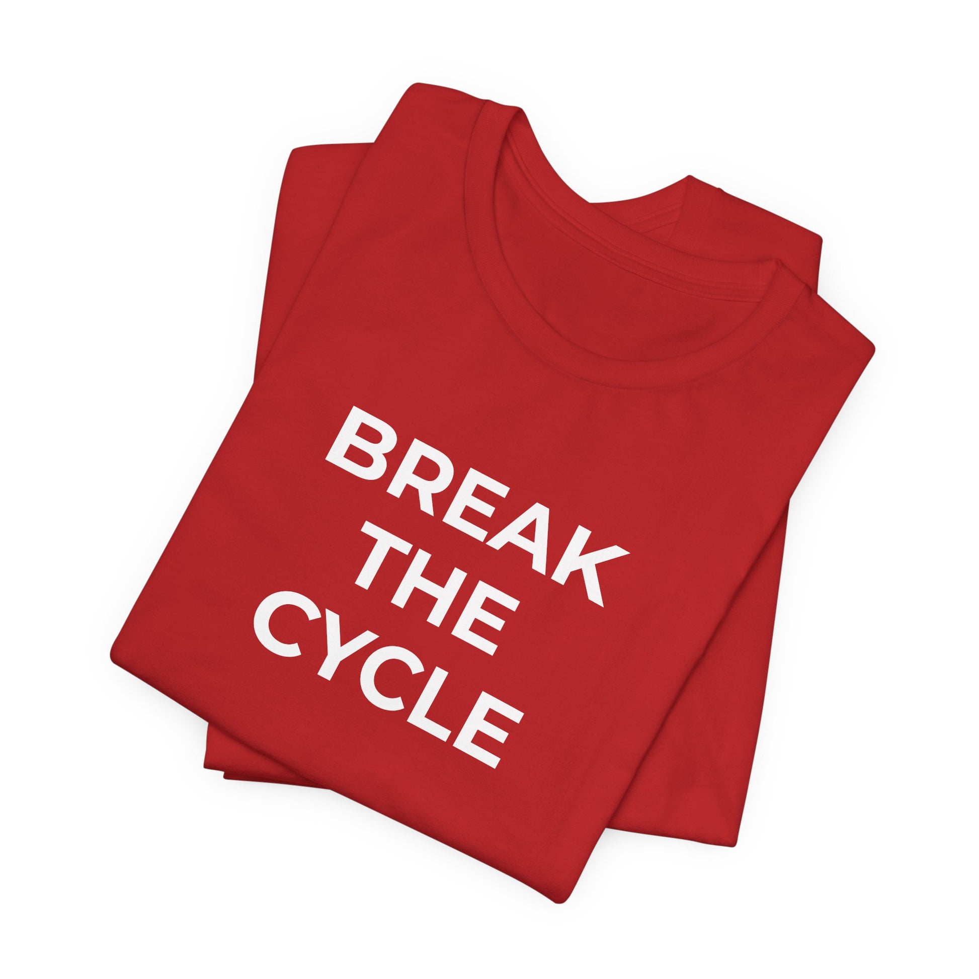 Domestic Violence T-Shirt Break the Cycle - Wear What You Stand For Products
