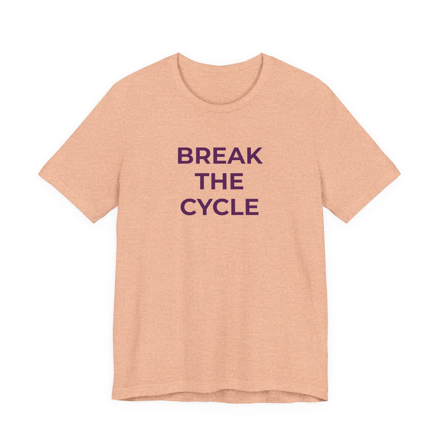 Domestic Violence T-Shirt Break the Cycle - Wear What You Stand For Products
