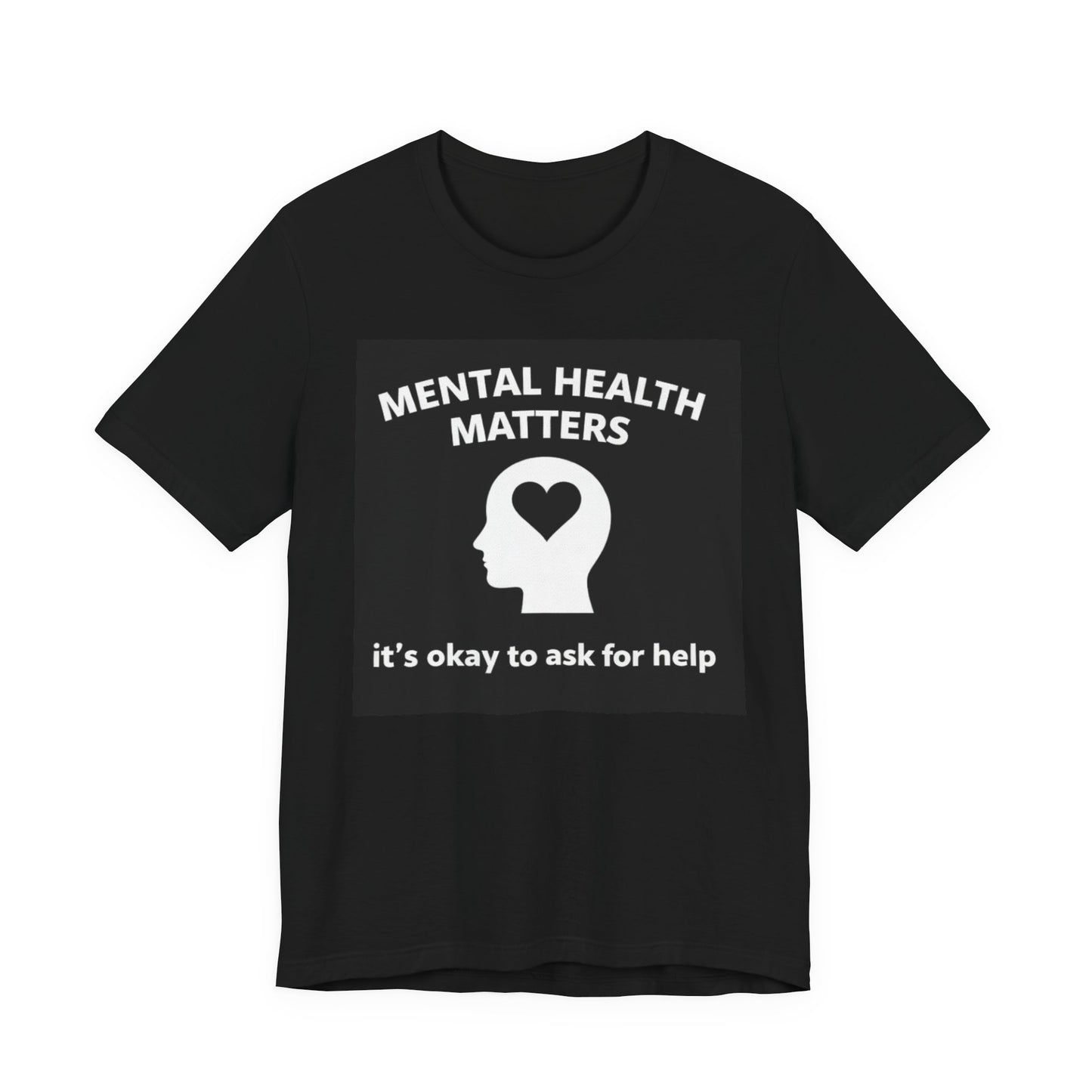 Mental Health T-Shirt - Mental Health Matters with Diagram - Wear What You Stand For Products