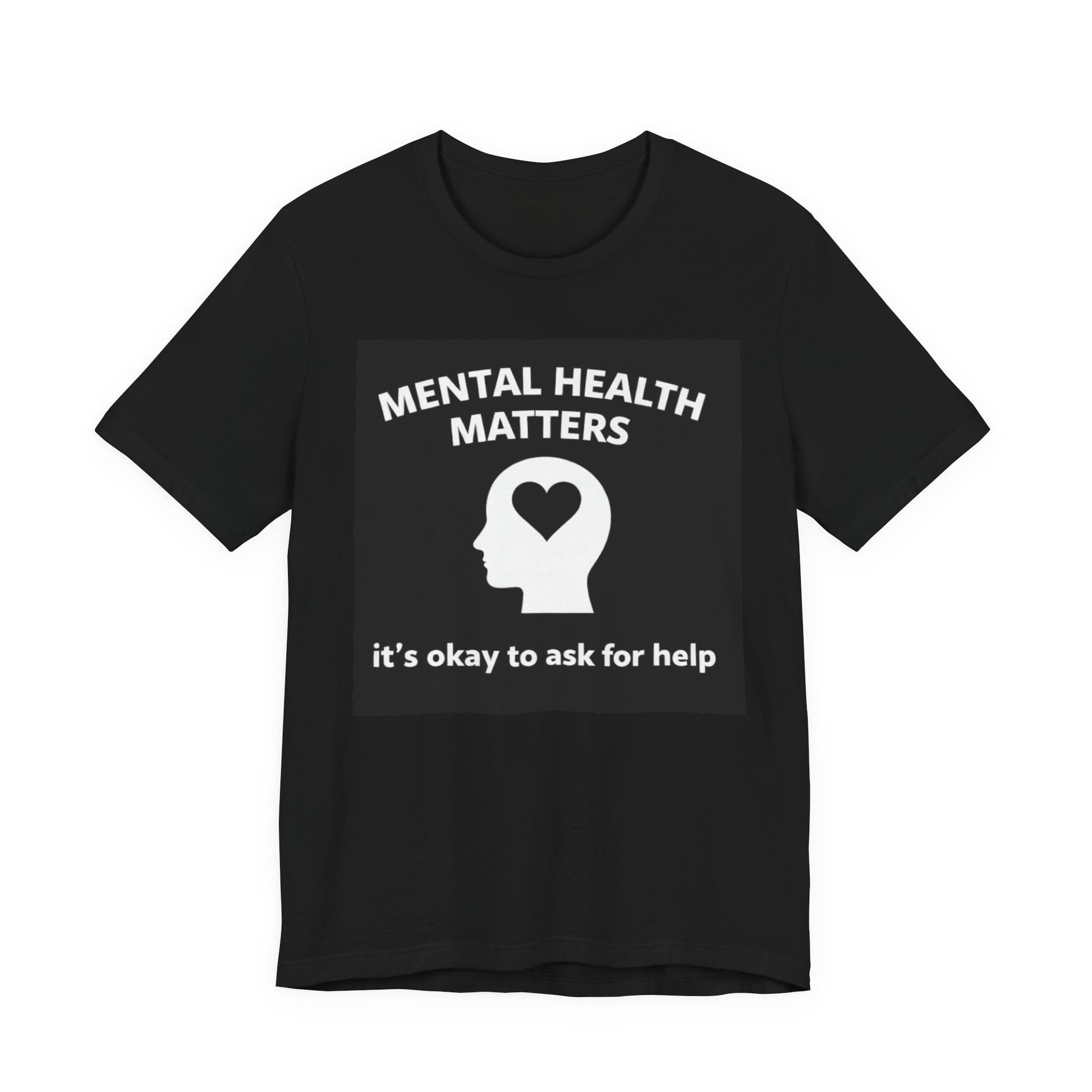 Mental Health T-Shirt - Mental Health Matters with Diagram - Wear What You Stand For Products