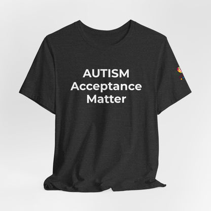 "Autism T-Shirt Acceptance Matters Shirt Support the Spectrum - Wear What You Stand For Products"
