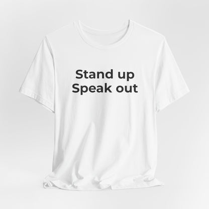 Anti-Bullying and Domestic Violence Awareness T-Shirt for Support and Advocacy - Wear What You Stand For Products