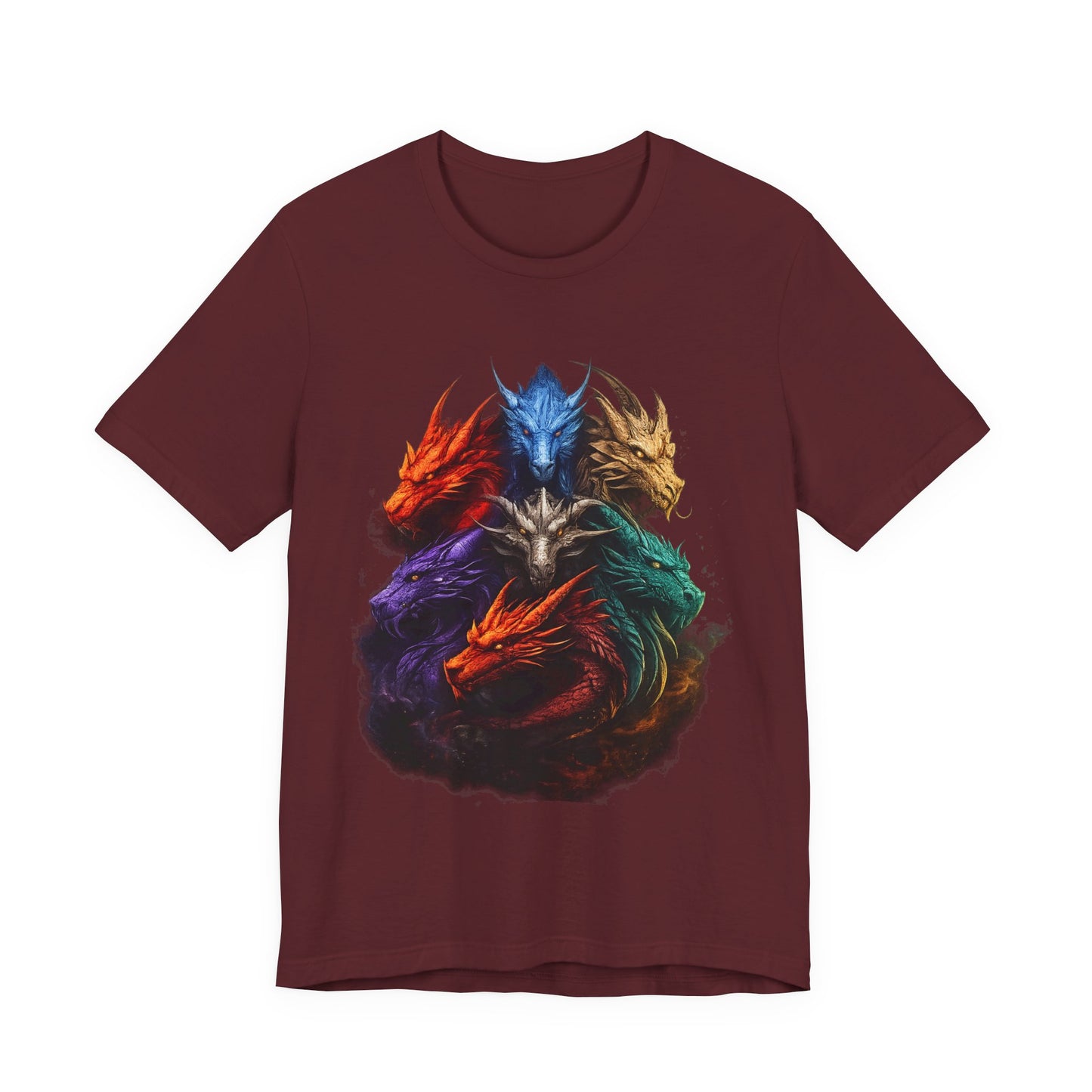 Fun Designs T-Shirt - Dragon Heads - Wear What You Stand For Products