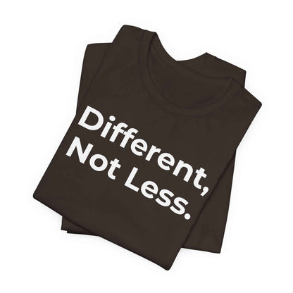 Different Not Less Autism Awareness Shirt | Neurodiversity Tee