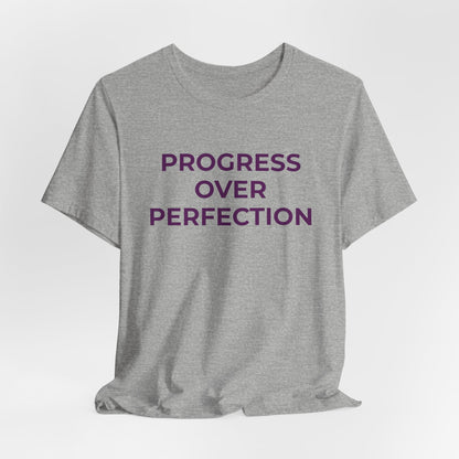Addiction T-Shirt - Progress over Perfection - Wear What You Stand For Products