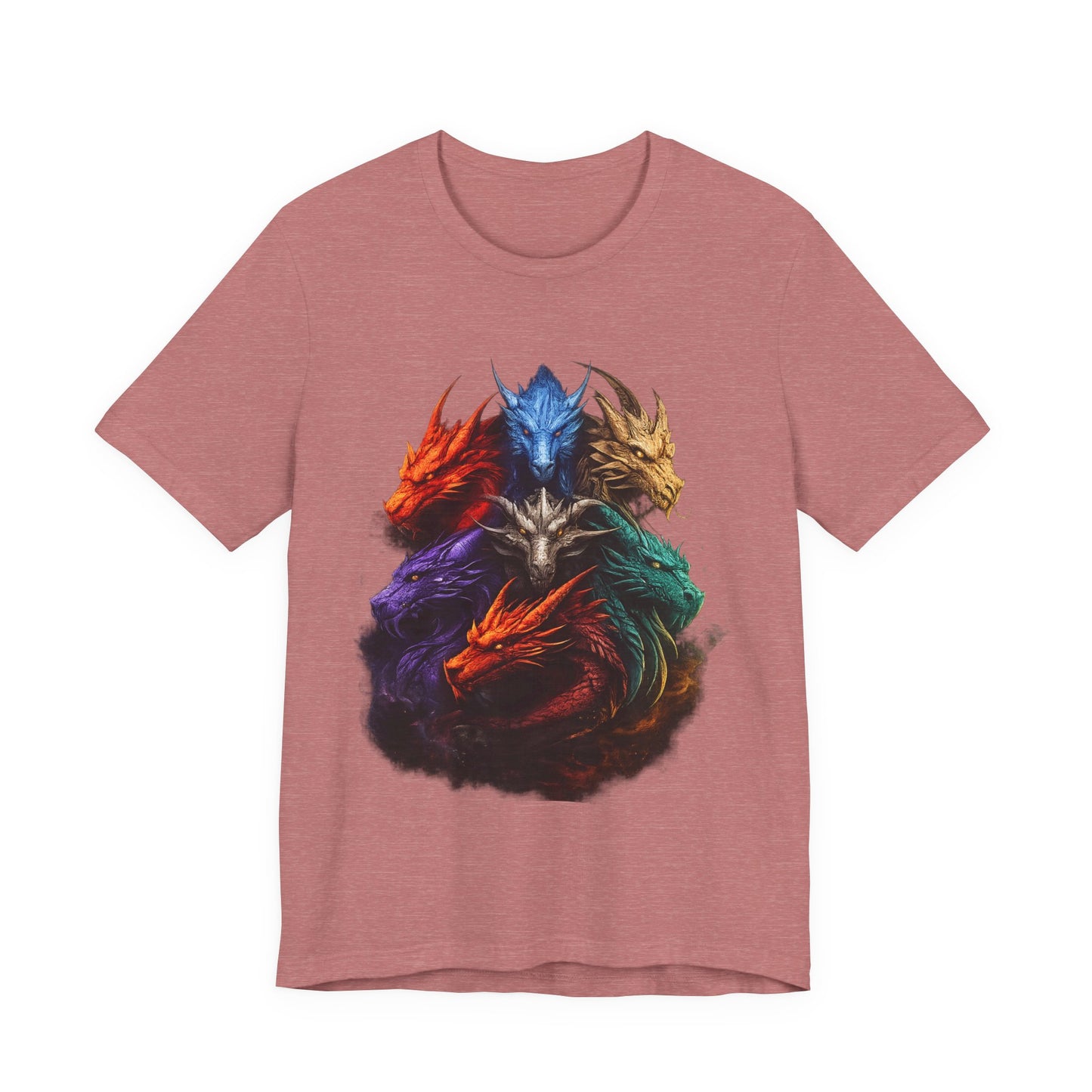 Fun Designs T-Shirt - Dragon Heads - Wear What You Stand For Products