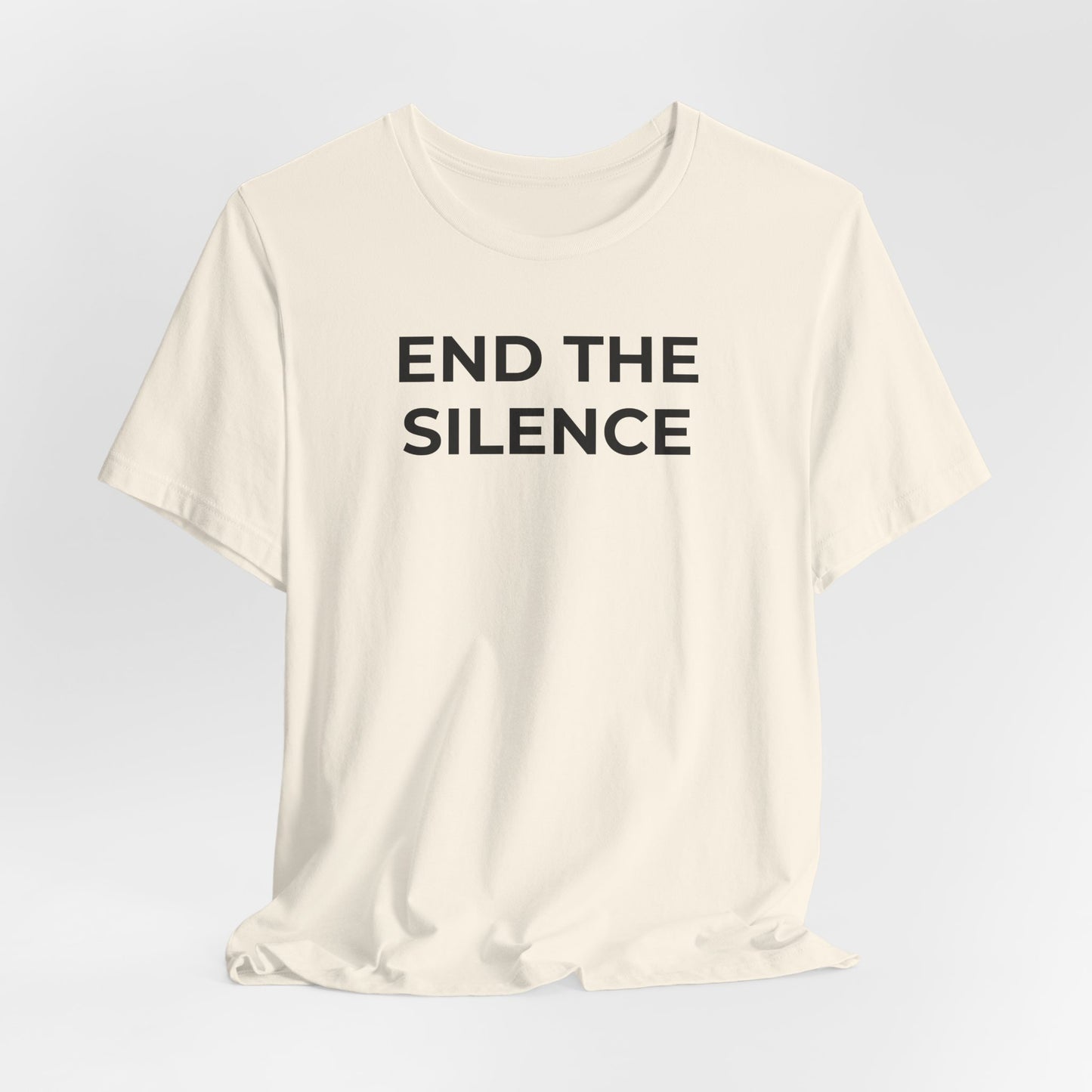 Domestic Violence T-shirt End the Silence - Wear What You Stand For Products