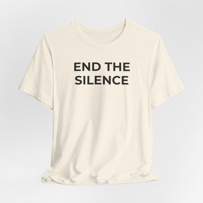 Domestic Violence T-shirt End the Silence - Wear What You Stand For Products
