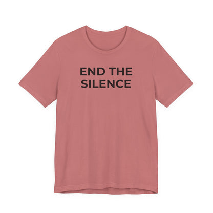 Domestic Violence T-shirt End the Silence - Wear What You Stand For Products