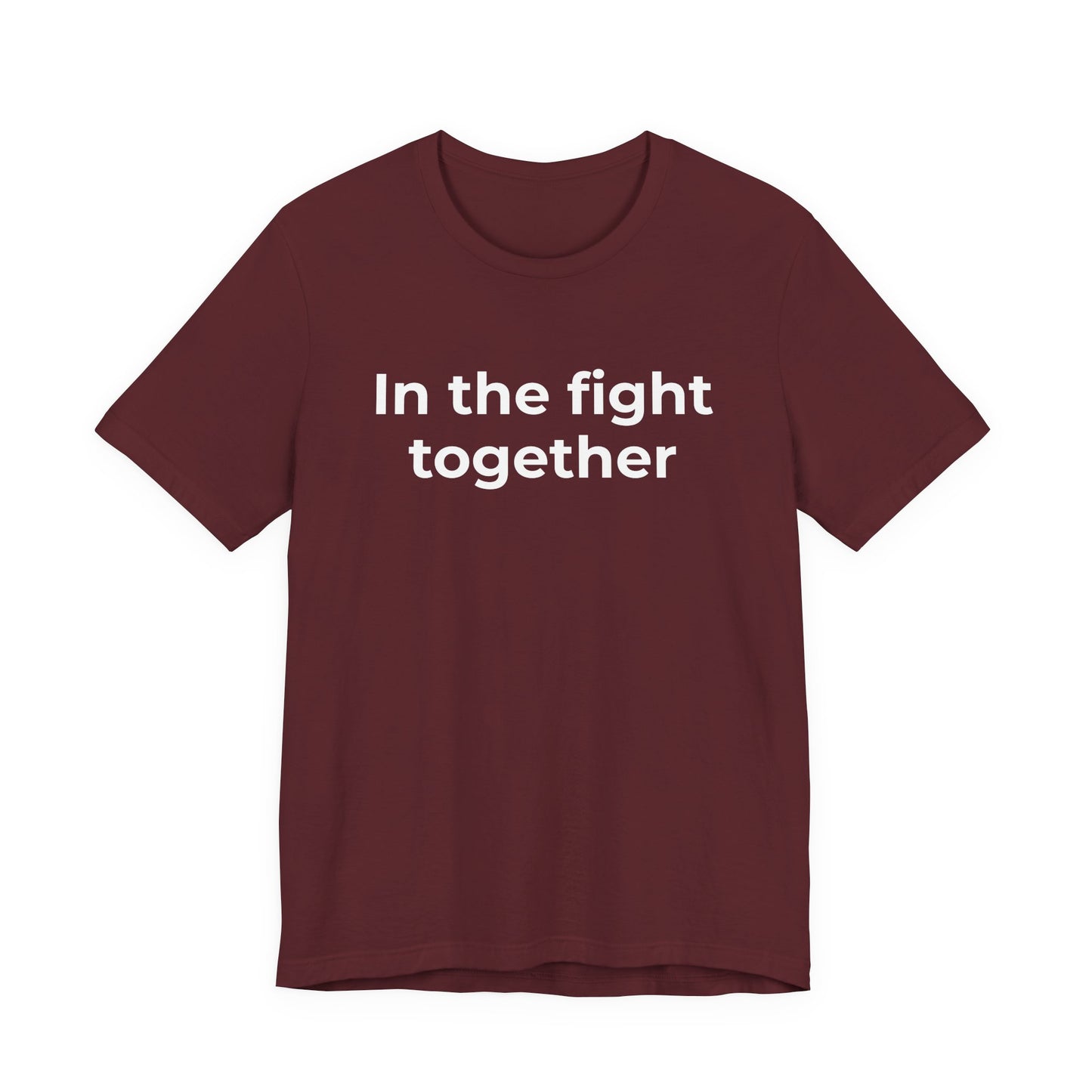 Cancer T-Shirt In the Fight Together - Wear What You Stand For Products