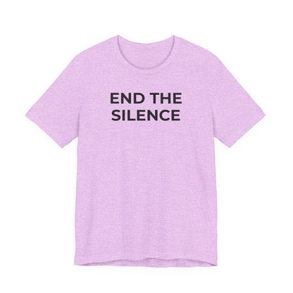 Domestic Violence T-shirt End the Silence - Wear What You Stand For Products