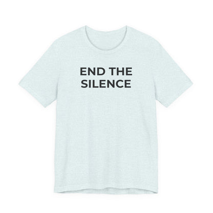 Domestic Violence T-shirt End the Silence - Wear What You Stand For Products
