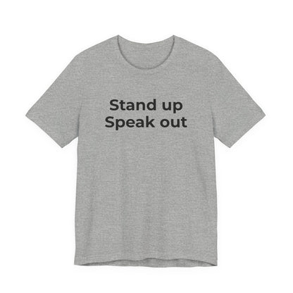Anti-Bullying and Domestic Violence Awareness T-Shirt for Support and Advocacy - Wear What You Stand For Products