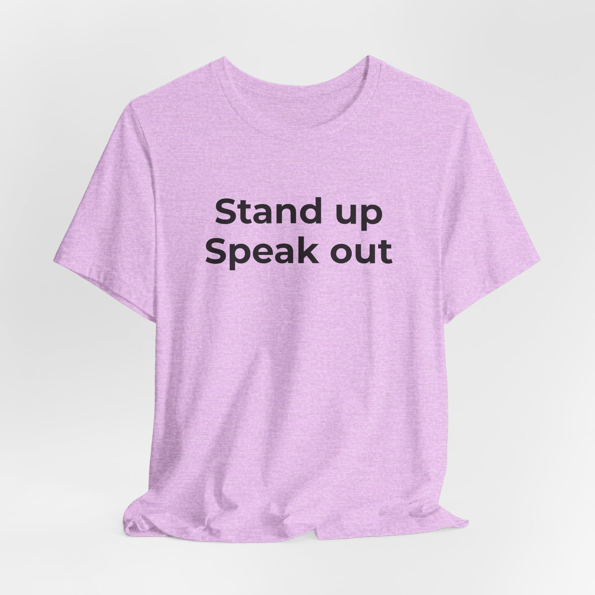 Anti-Bullying and Domestic Violence Awareness T-Shirt for Support and Advocacy - Wear What You Stand For Products