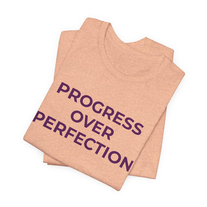 Addiction T-Shirt - Progress over Perfection - Wear What You Stand For Products