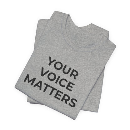 Domestic Violence T-Shirt Your Voice Matters - Wear What You Stand For Products