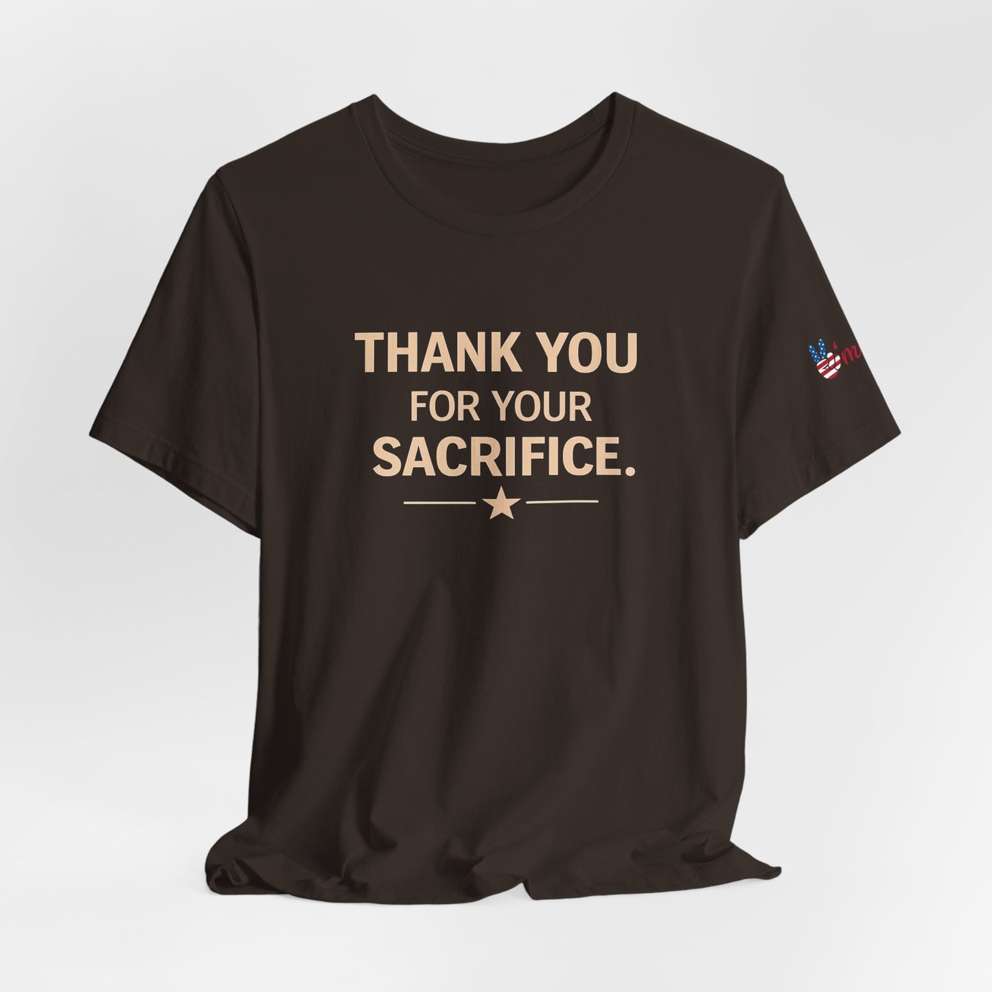 Veterans T-Shirt - Thank You for Your Sacrifice - Wear What You Stand For Products