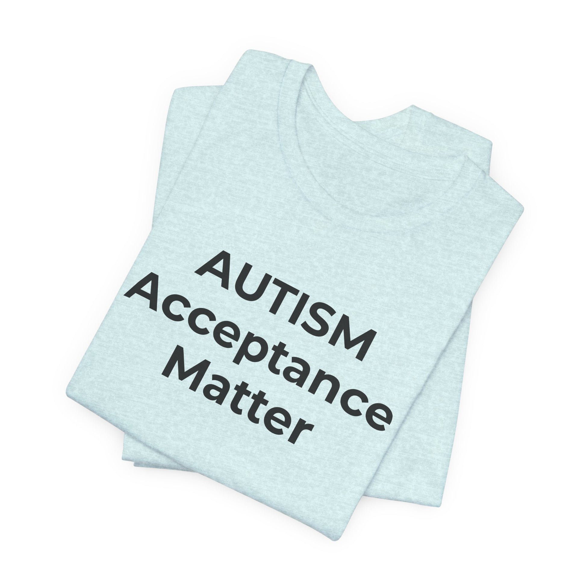 "Autism T-Shirt Acceptance Matters Shirt Support the Spectrum - Wear What You Stand For Products"