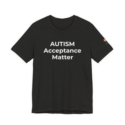 "Autism T-Shirt Acceptance Matters Shirt Support the Spectrum - Wear What You Stand For Products"