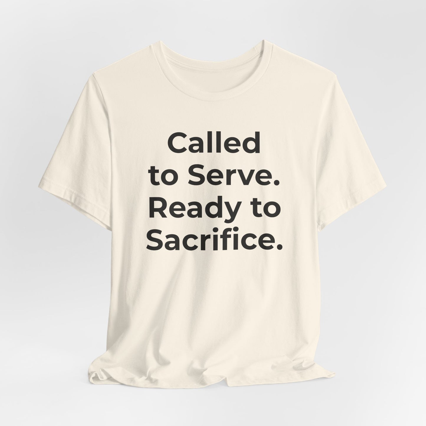 First Responders T-Shirt - Called to Serve. Ready to Sacrifice - Wear What You Stand For Products