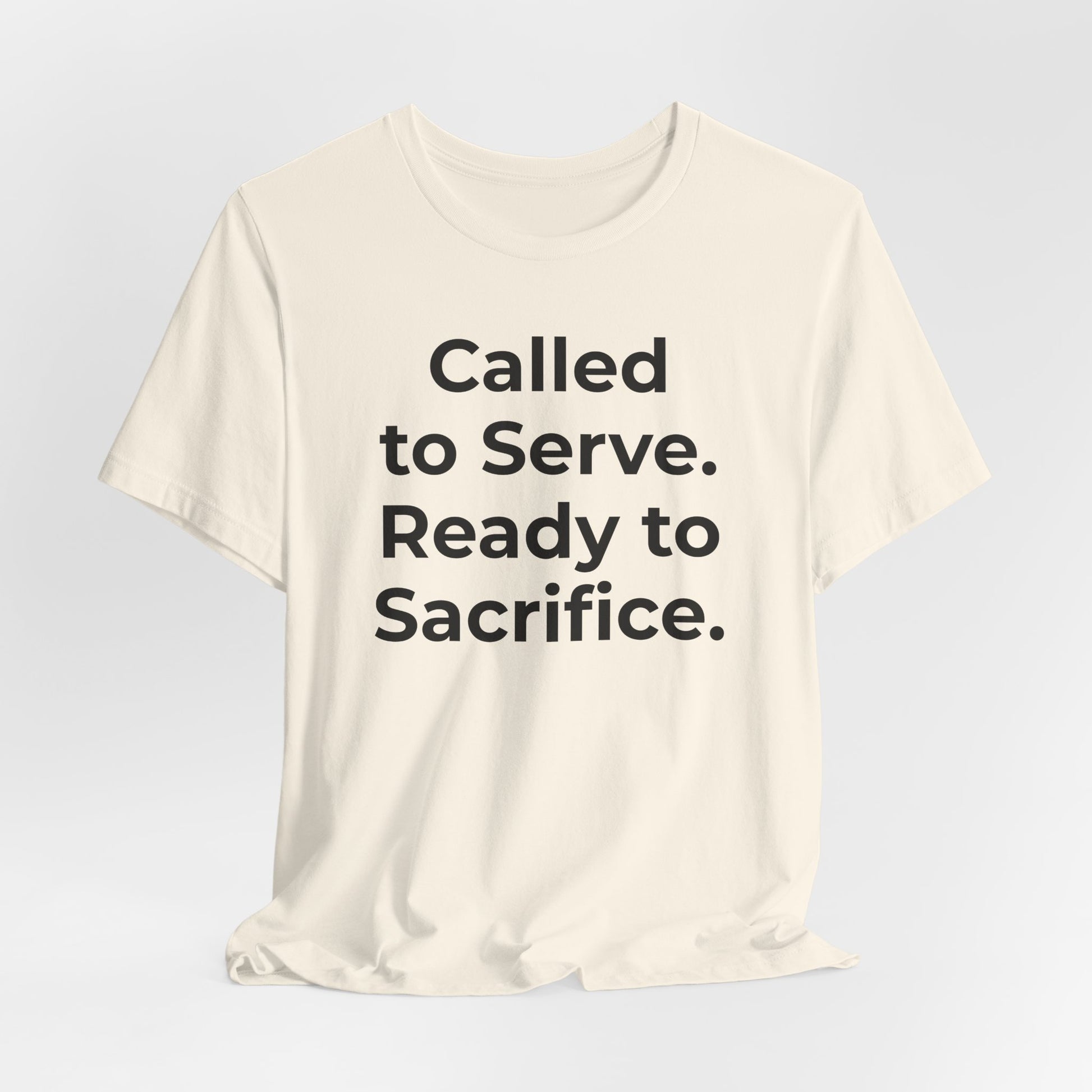First Responders T-Shirt - Called to Serve. Ready to Sacrifice - Wear What You Stand For Products