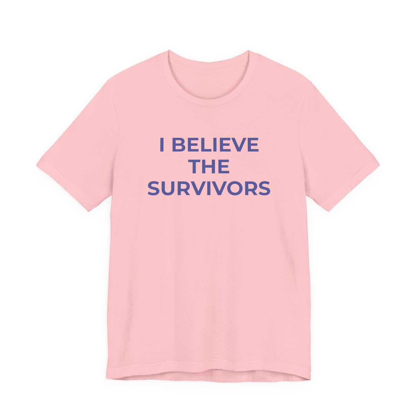Domestic Violence T-Shirt - I Believe the Survivors - Wear What You Stand For Products