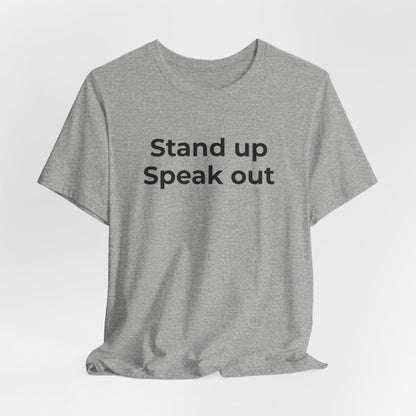 Anti-Bullying and Domestic Violence Awareness T-Shirt for Support and Advocacy - Wear What You Stand For Products