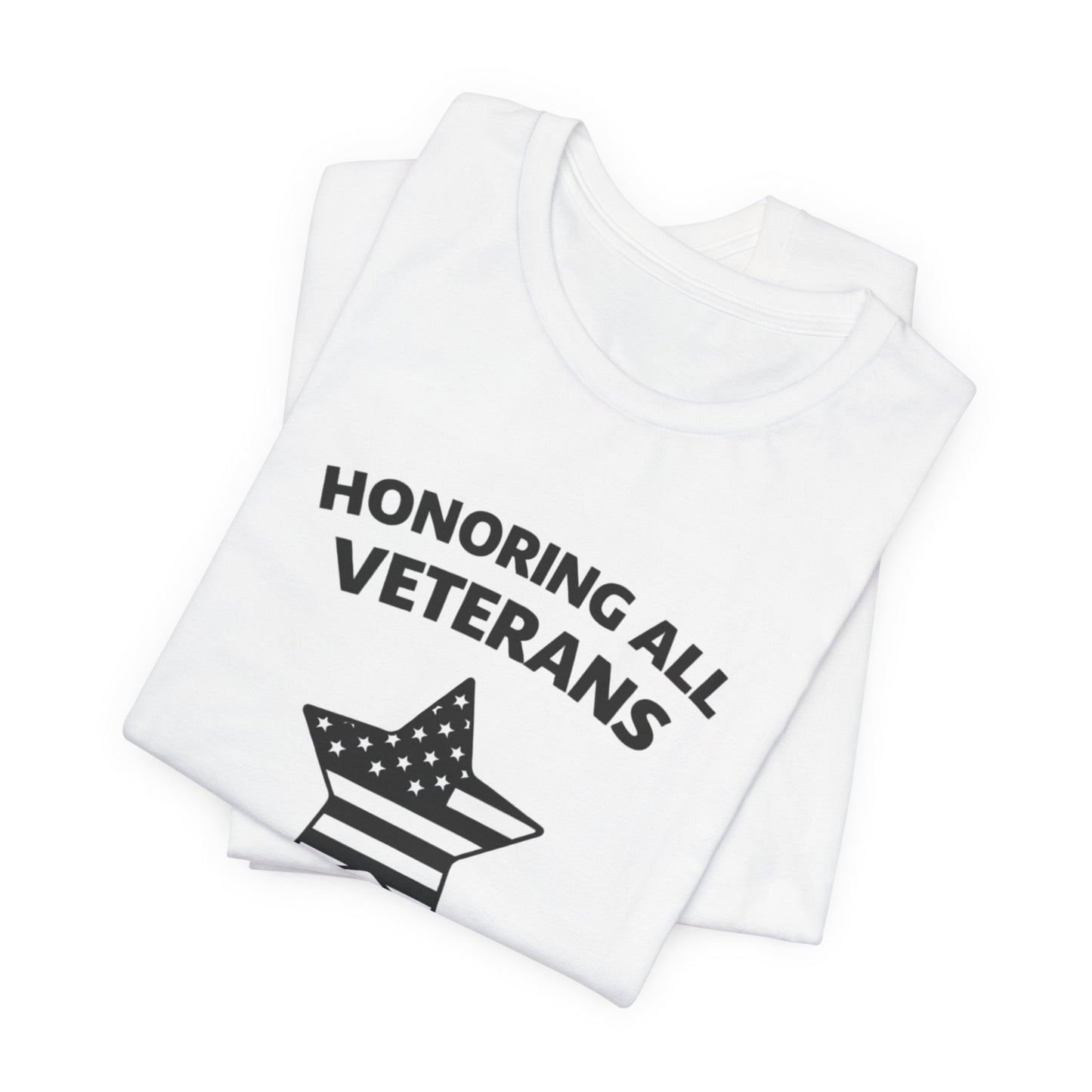 Veterans T-Shirt - Honoring All Veterans with Diagram - Wear What You Stand For Products