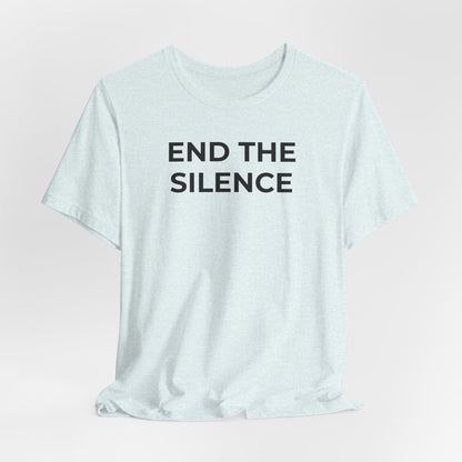Domestic Violence T-shirt End the Silence - Wear What You Stand For Products