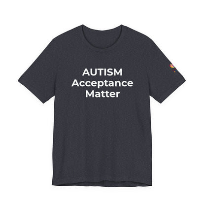 "Autism T-Shirt Acceptance Matters Shirt Support the Spectrum - Wear What You Stand For Products"