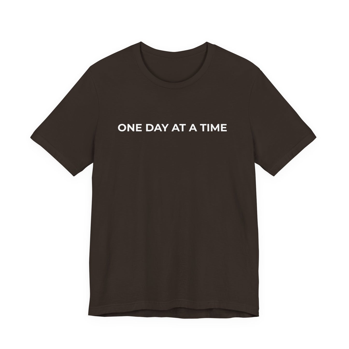 Addiction T-Shirt - One Day at a Time Second Versionn - Wear What You Stand For Products