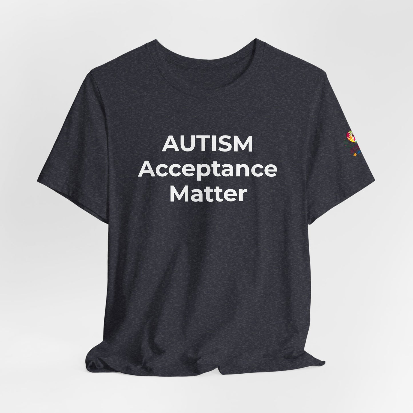 "Autism T-Shirt Acceptance Matters Shirt Support the Spectrum - Wear What You Stand For Products"
