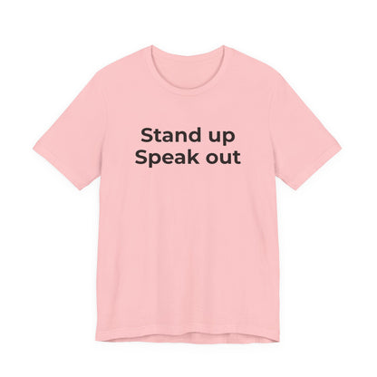 Anti-Bullying and Domestic Violence Awareness T-Shirt for Support and Advocacy - Wear What You Stand For Products