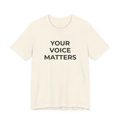 Domestic Violence T-Shirt Your Voice Matters - Wear What You Stand For Products