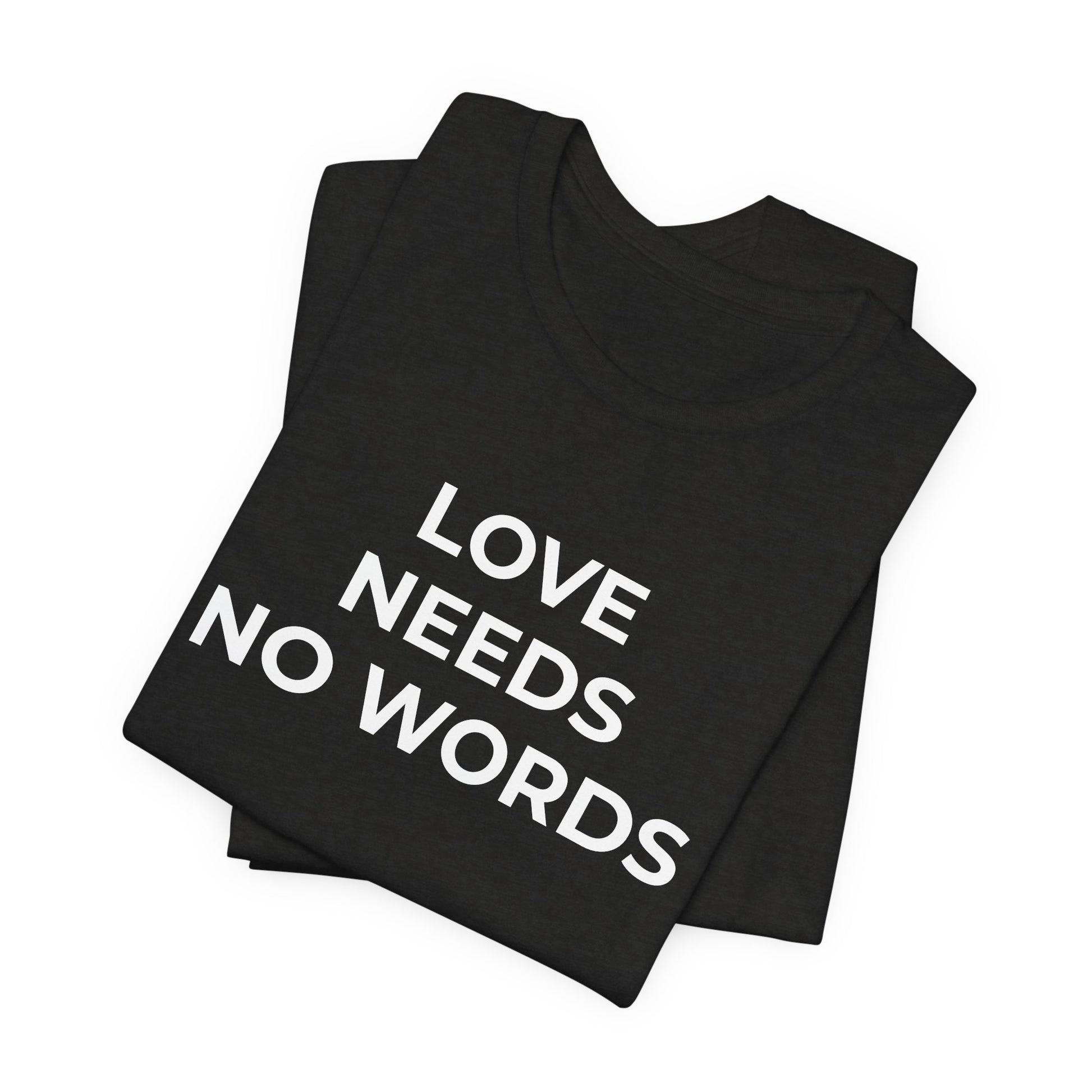 Love Needs No Words Autism Shirt | Autism Support Tee - Wear What You Stand For Products