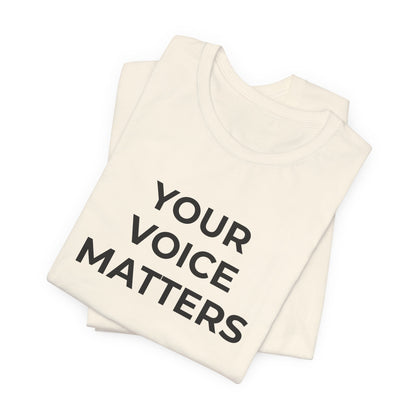 Domestic Violence T-Shirt Your Voice Matters - Wear What You Stand For Products