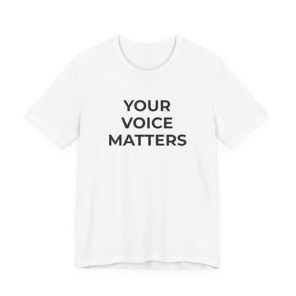 Domestic Violence T-Shirt Your Voice Matters - Wear What You Stand For Products