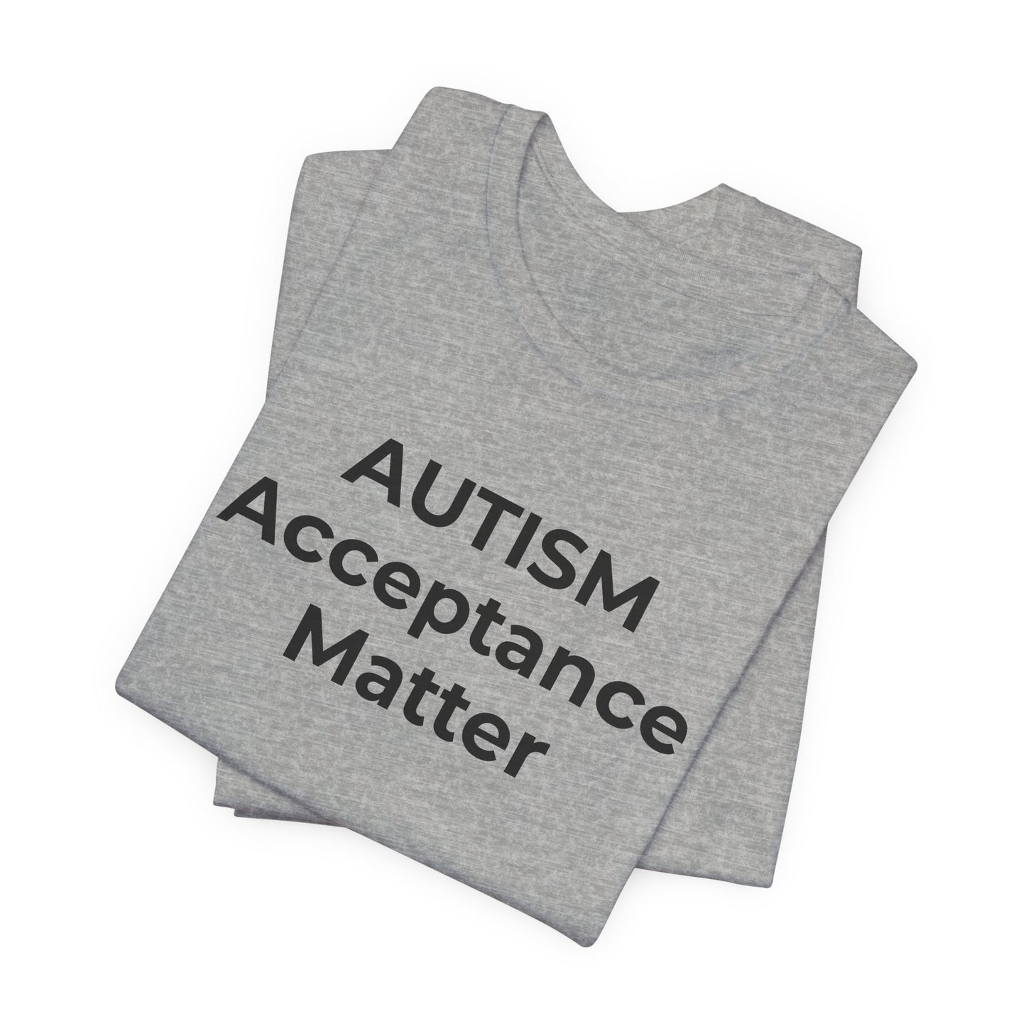 "Autism T-Shirt Acceptance Matters Shirt Support the Spectrum - Wear What You Stand For Products"
