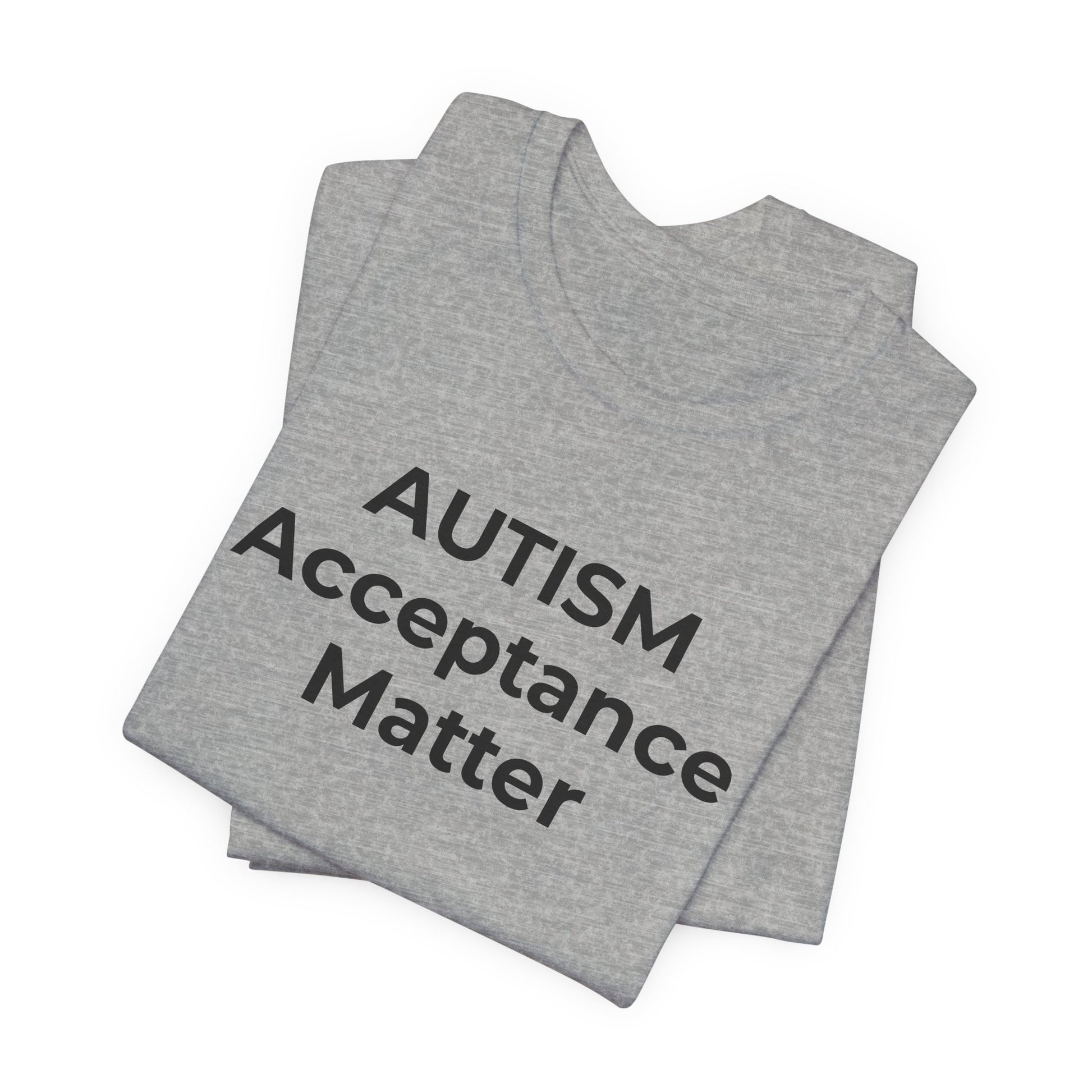 "Autism T-Shirt Acceptance Matters Shirt Support the Spectrum - Wear What You Stand For Products"