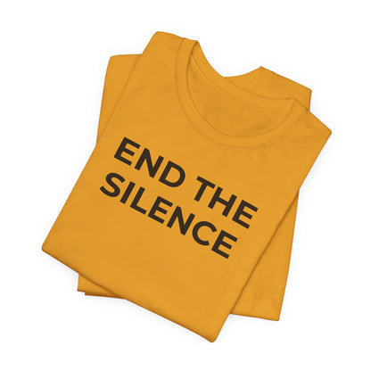 Domestic Violence T-shirt End the Silence - Wear What You Stand For Products