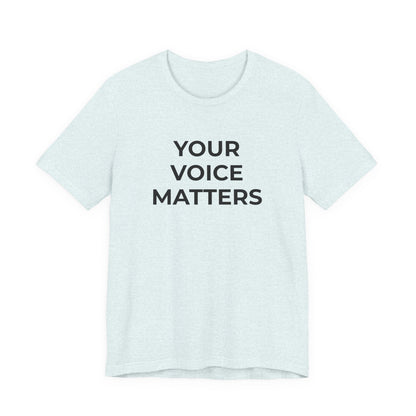 Domestic Violence T-Shirt Your Voice Matters - Wear What You Stand For Products