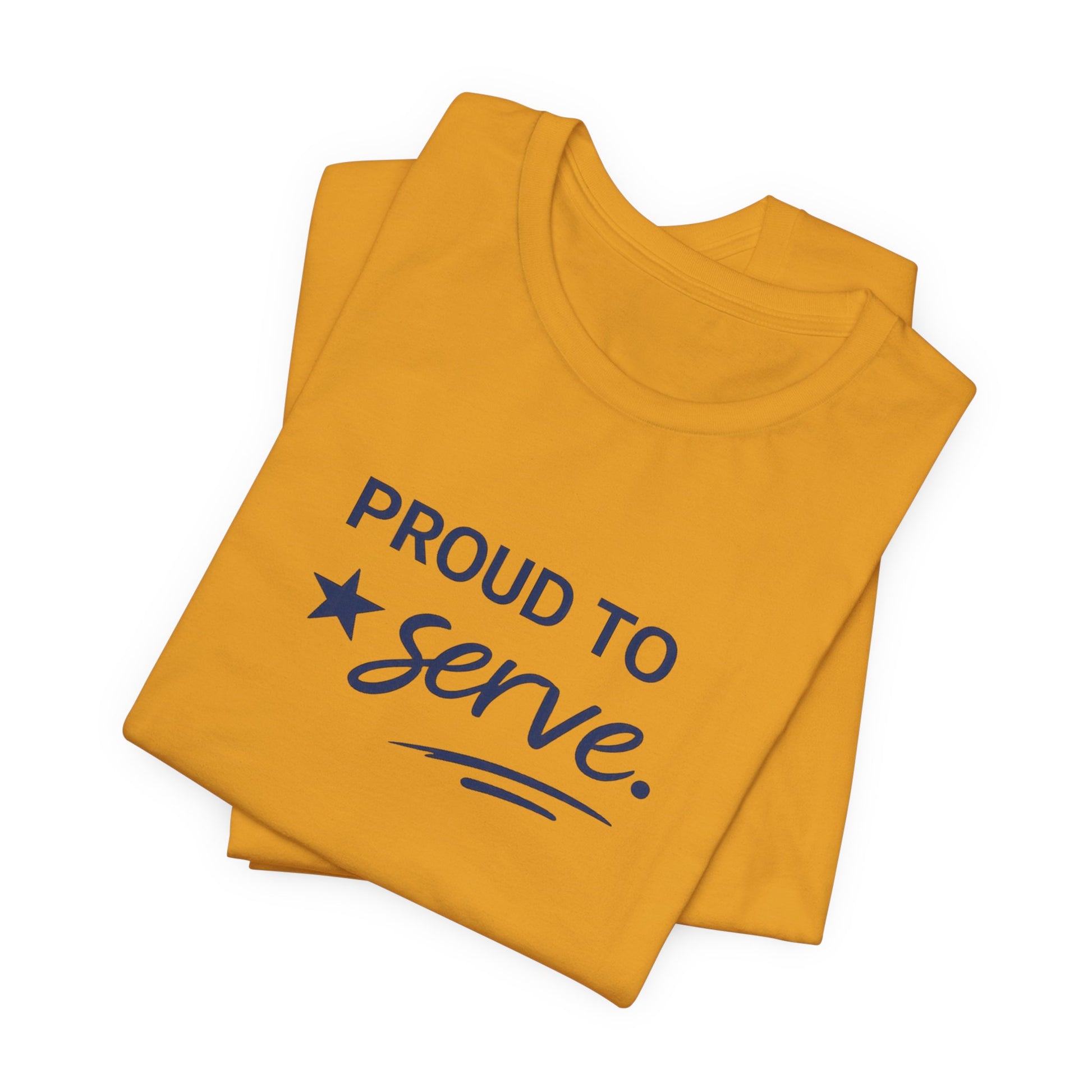 Veterans T-Shirt - Proud to Serve - Wear What You Stand For Products
