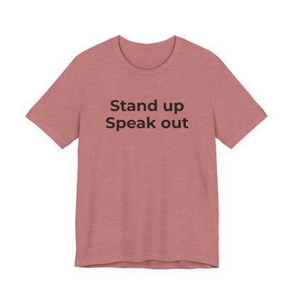Anti-Bullying and Domestic Violence Awareness T-Shirt for Support and Advocacy - Wear What You Stand For Products
